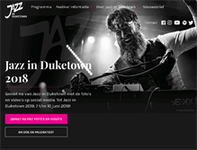 Tablet Screenshot of jazzinduketown.nl